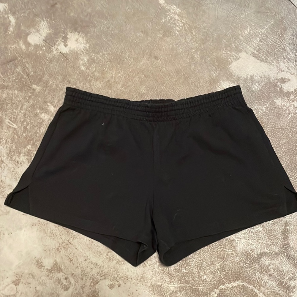 Women’s Low-Rise Soffe Cotton Black Shorts